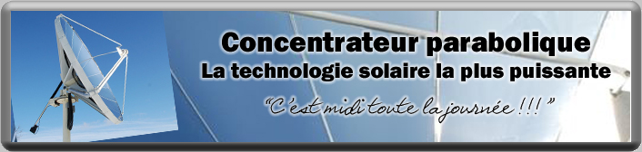 concentrateur solaire